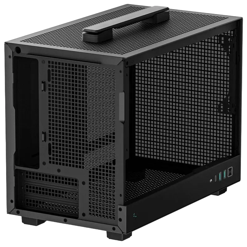 Carcasă PC Deepcool CH160, Mini-ITX, Fără PSU, Negru