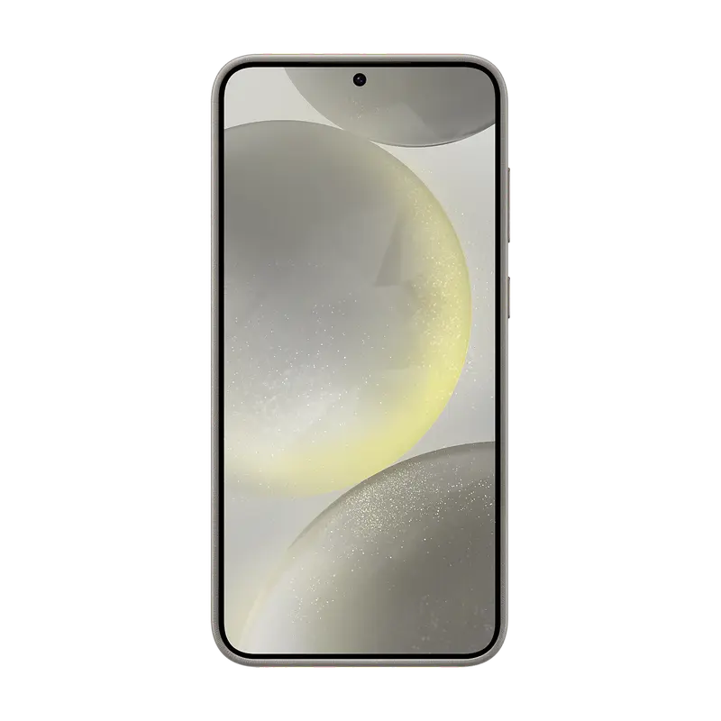 Husa Samsung Vegan Leather Case Galaxy S24+, Gri-maro