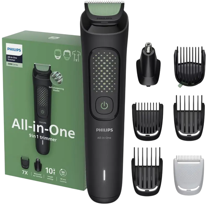 Trimmer pentru bărbați Philips MG3945/15, Negru