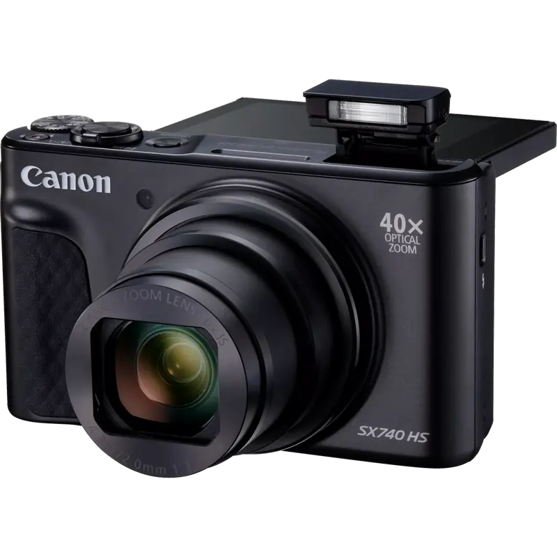 Aparat Foto Compact Canon PowerShot SX740 HS Lite Edition Travel Kit, Negru