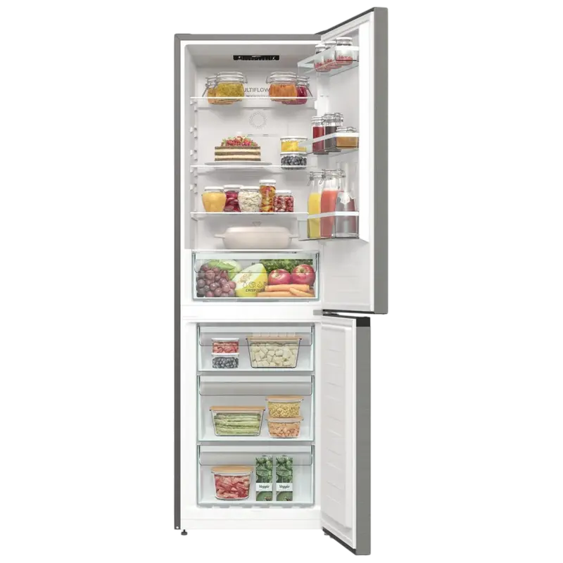 Frigider Gorenje NRK61CS2XL4, Oțel inoxidabil