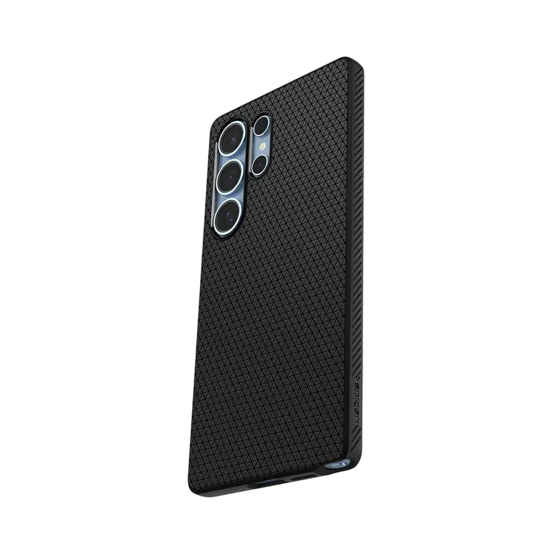 Husă Spigen Liquid Air pentru Samsung Galaxy S25 Ultra, Negru mat