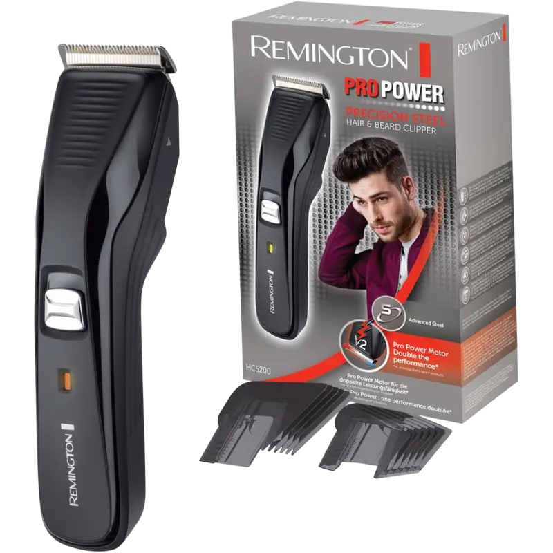 Aparat de tuns Remington Pro Power HC5200, Negru