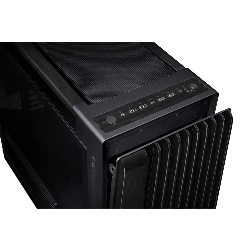 Carcasă PC ASUS ProArt PA602 Wood TG, Midi-Tower, Negru