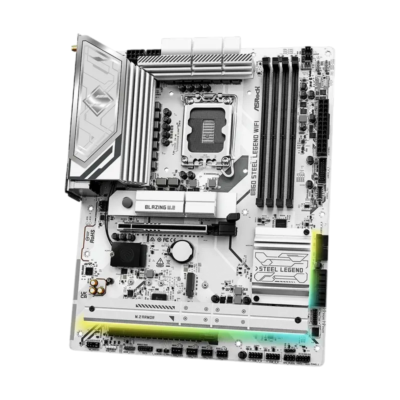 Материнская плата ASRock B860 STEEL LEGEND WIFI, LGA1851, Intel B860, ATX