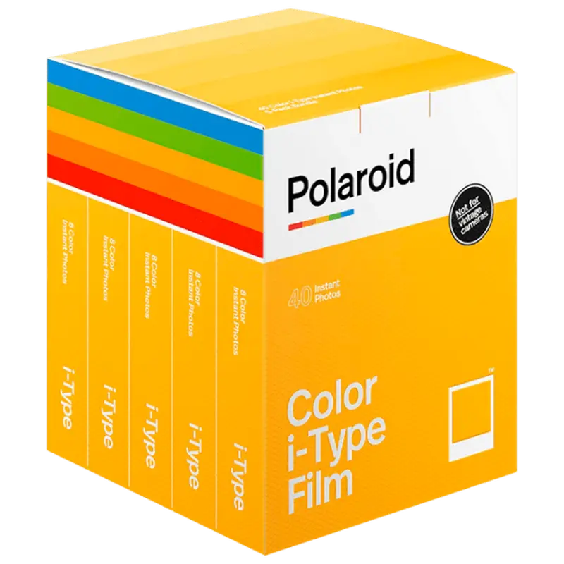 Hârtie foto Polaroid Color Film pentru i-Type, 40 buc