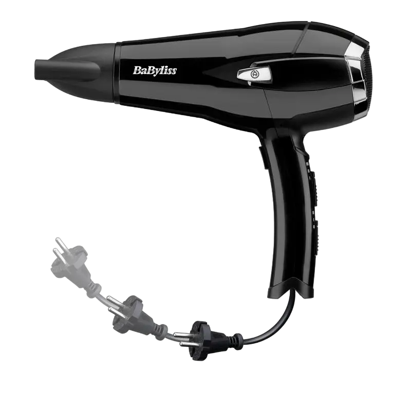 Uscător de păr BaByliss D374DE, 2000W, Negru