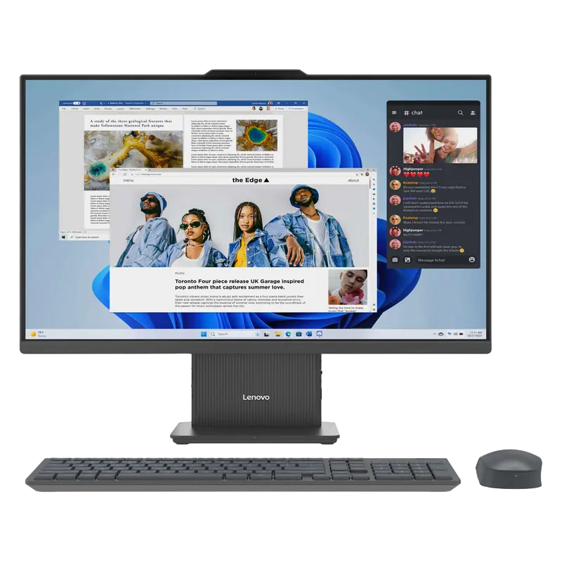 Computer All-in-One Lenovo IdeaCentre AIO 27IRH9, 27", Intel Core i5-13420H, 16GB/1024GB, Fără SO, Luna Grey