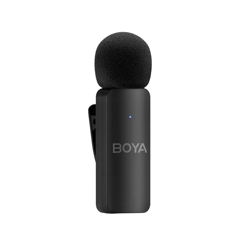 Microphone Wireless Boya BY-V4 + Charging Case (4 mic) 4VU Black (Type C)