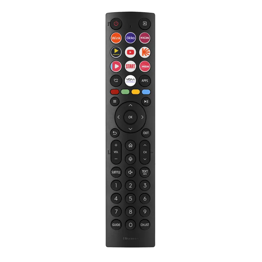 43" QLED SMART TV Hisense 43A7NQ, 3840x2160 4K UHD, VIDAA U OS, Negru