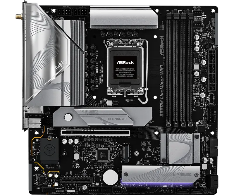 Placa de bază ASRock B860M LiveMixer WiFi