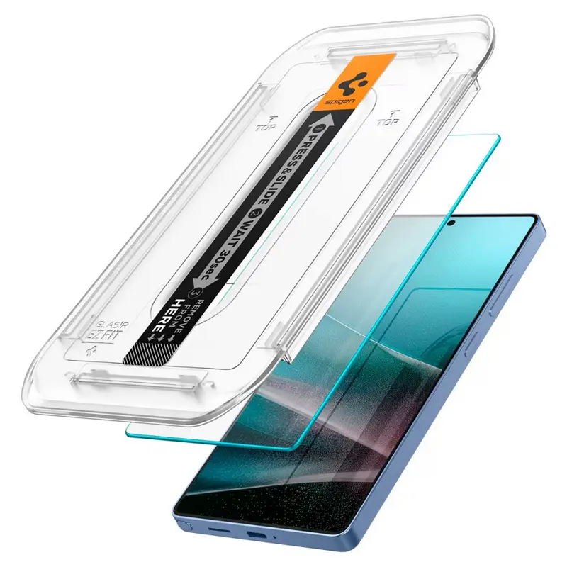 Sticlă de protecție Spigen EZ FIT pentru Samsung S25 Ultra, 2 buc, Transparent