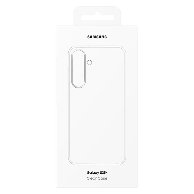Husa Samsung Clear Cover pentru Galaxy S25+, Transparent
