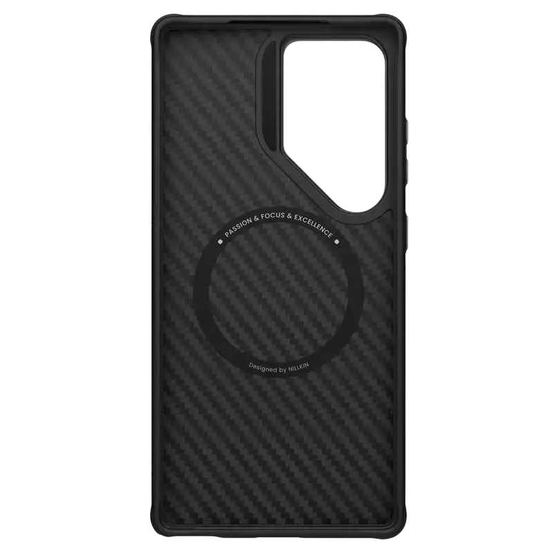 Husă Nillkin CarboProp Magnetic pentru Samsung Galaxy S25 Ultra, Negru