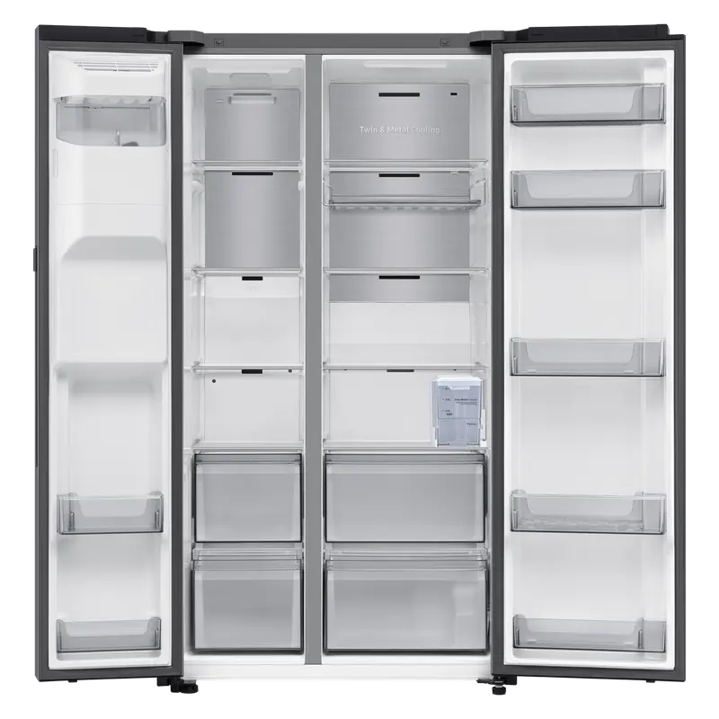 Frigider Samsung RS80F67KCTEO, Oțel inoxidabil