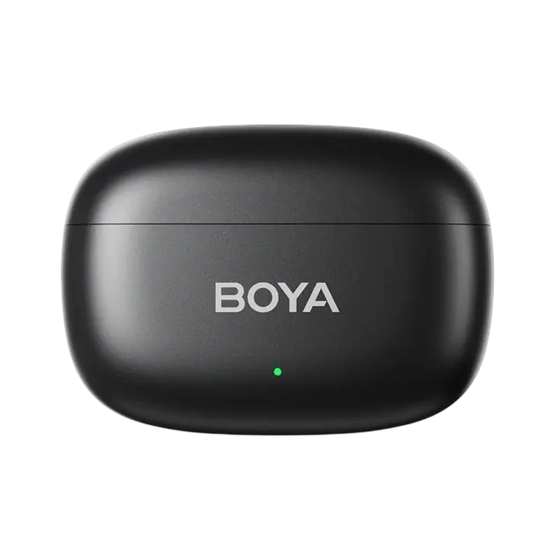 Портативный записывающий микрофон Boya mini 2-03, Беспроводной, Черный