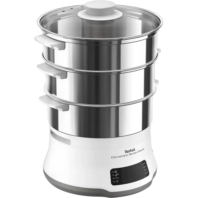 Aparat de gătit cu aburi Tefal VC502D10, Alb