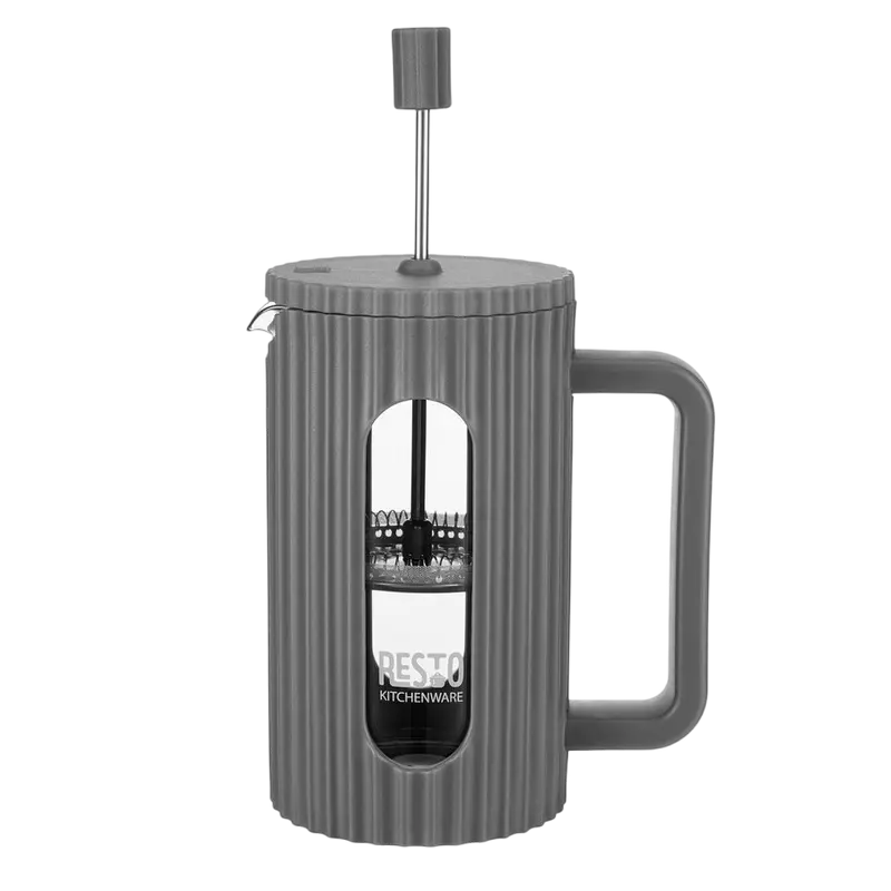 Cafetiera French Press RESTO 90534, 0,6L, Gri inchis