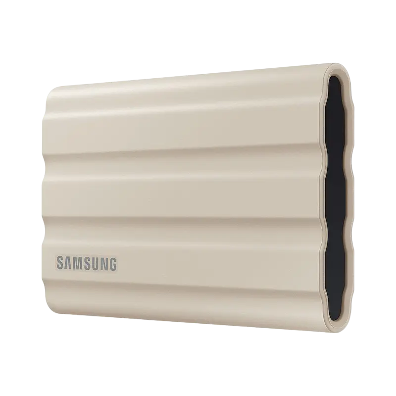 SSD portabil extern Samsung T7 Shield, 2 TB, Bej (MU-PE2TOK/EU)