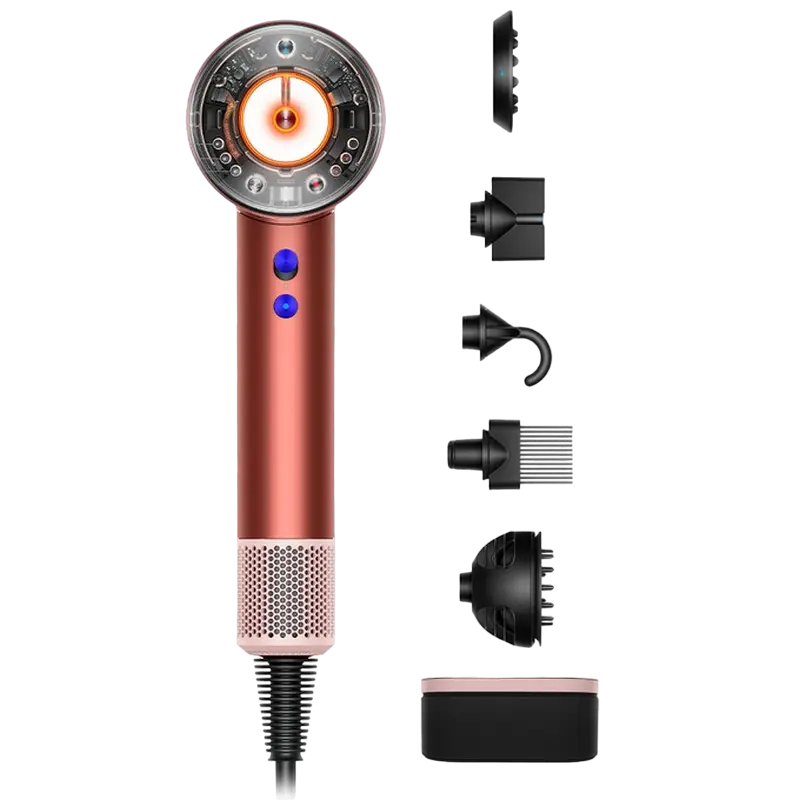 Uscător de păr Dyson Supersonic Nural HD16, 1600W, Strawberry Bronze | Blush Pink