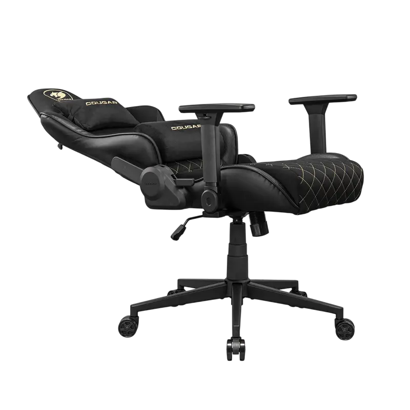 Scaun Gaming Cougar Armor One V2 Gold F, PVC Piele, Negru | Auriu