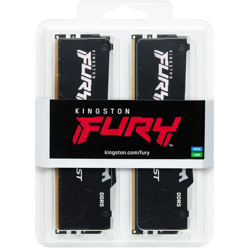 Memorie RAM Kingston FURY Beast RGB, DDR5 SDRAM, 5600 MHz, 16GB, KF556C36BBEAK2-16