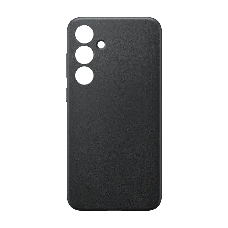 Husa Samsung Vegan Leather Case Galaxy S24+, Negru