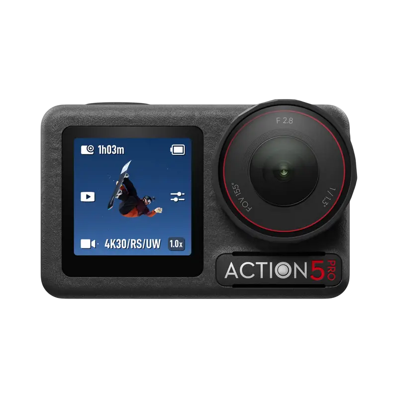 Cameră Video Sport DJI Osmo Action 5 Pro Adventure Combo, Negru