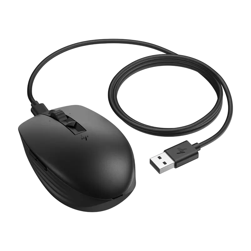 Mouse Wireless HP 710 Rechargeable Silent, Negru