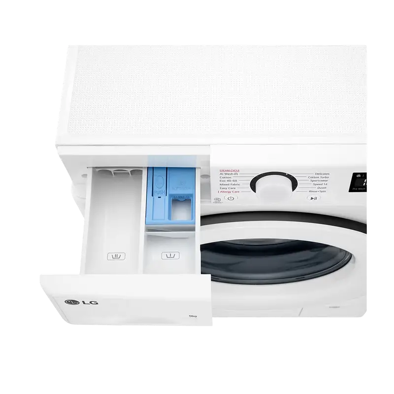 Mașină de spălat LG F2WR509SWW, 9kg, Alb