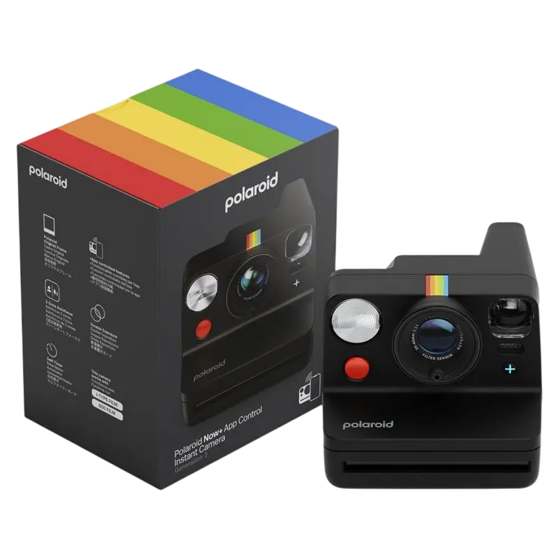 Фотоаппарат моментальной печати Polaroid Now+ Gen 3, Черный