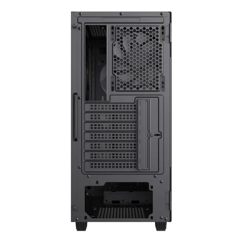 Carcasă PC Gamemax Diamond CP, Midi-Tower, Fără PSU, Negru
