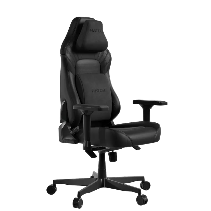Scaun Gaming HATOR Darkside 3L Pro, PU Piele, Negru