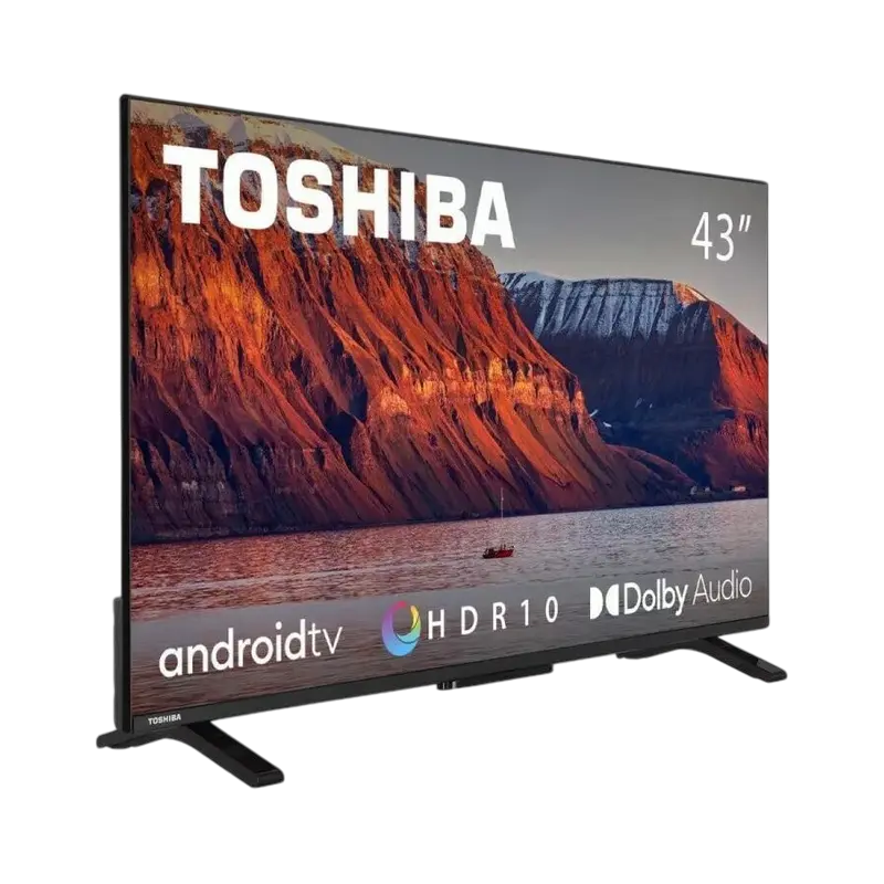 43" LED SMART Телевизор Toshiba 43LA2363DG, 1920x1080 FHD, Android TV, Чёрный