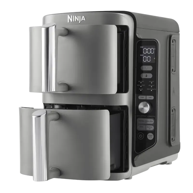 Friteuză cu aer cald Ninja Double Stack XL SL400EU, Gri