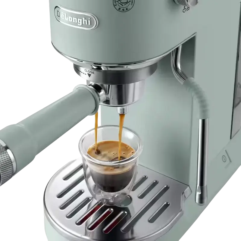 Cafetiera manuala DeLonghi EC890GR, 1450W, Verde