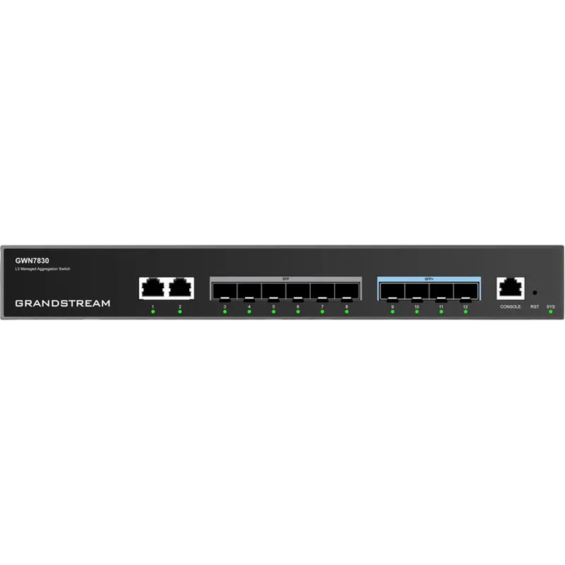 Switch de rețea Grandstream GWN7830, 2 x Gigabit Ethernet