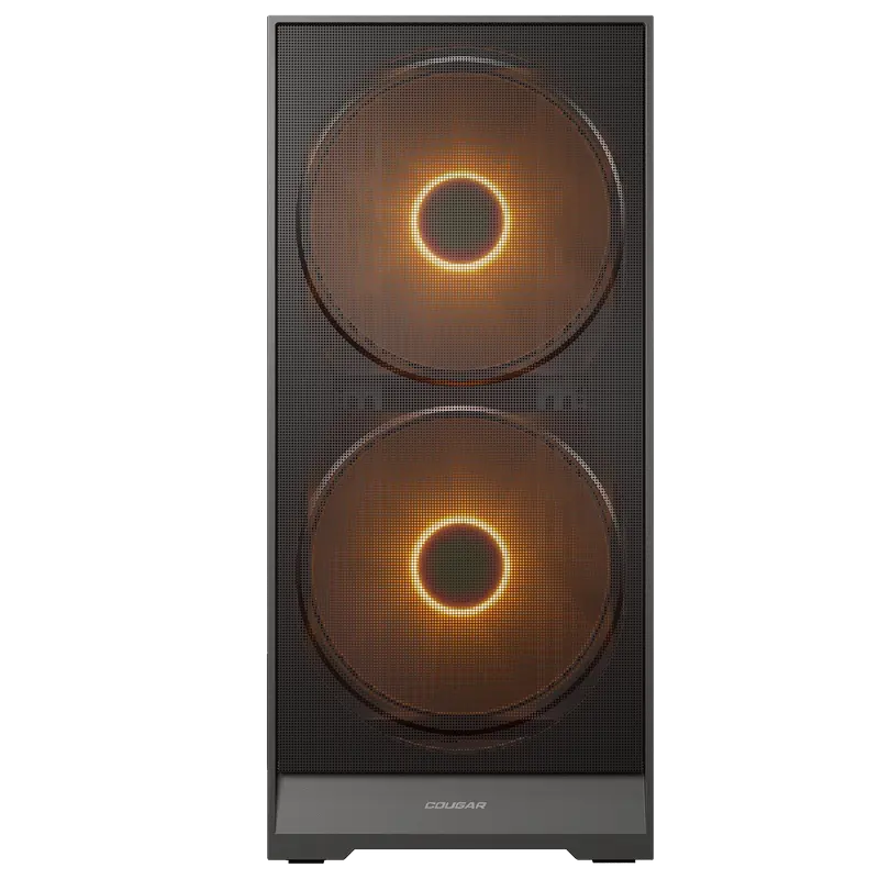 Carcasă PC Cougar Airface 180, Midi-Tower, Fără PSU, Negru