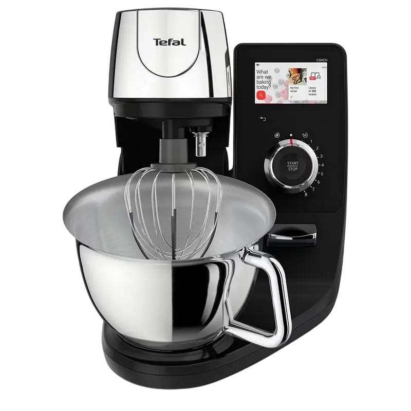 Robot de bucătărie Tefal QB951837, Negru | Argintiu