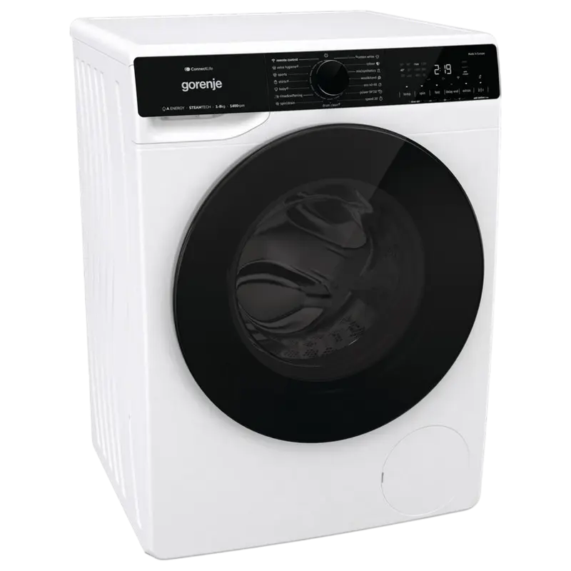 Mașină de spălat Gorenje WPNA84A2TSWIFI, 8kg, Alb