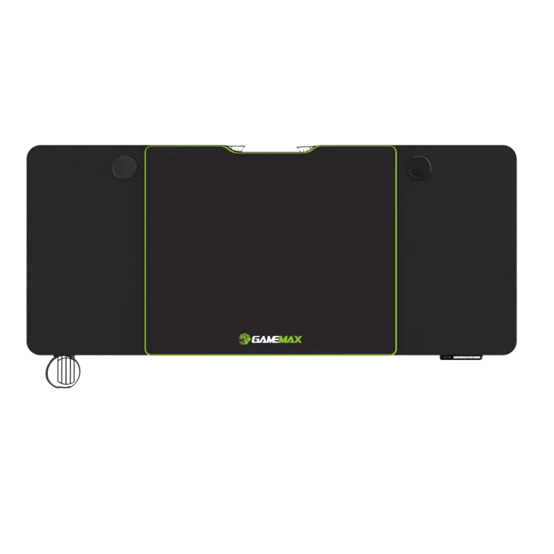 Birou Gaming Gamemax D140-Carbon-EC2, Negru