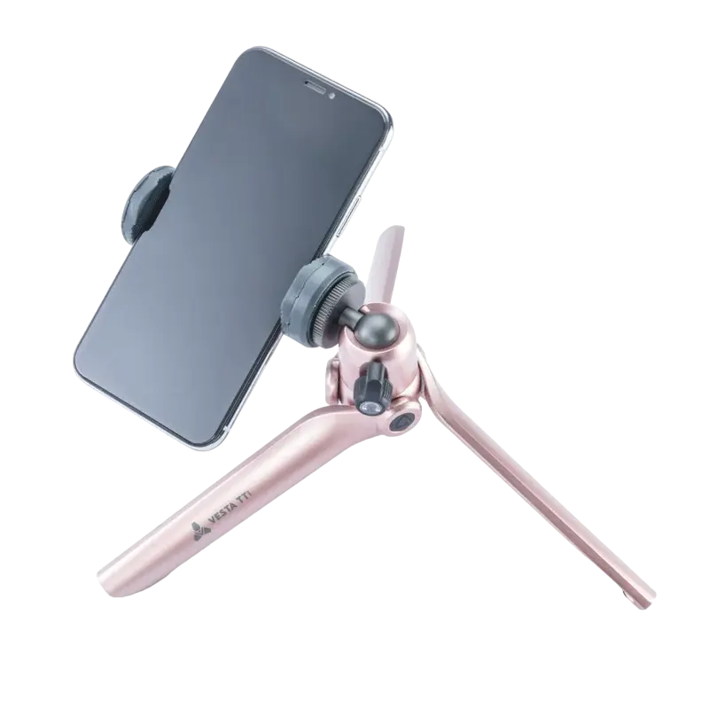 Mini trepied Vanguard VESTA TT1 ROSE, Cap trepied de minge, Roz