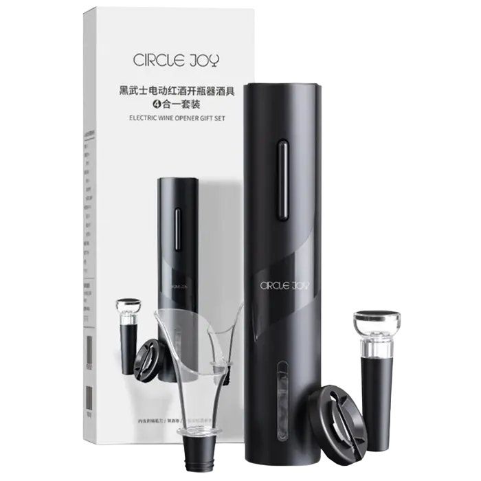 Set pentru vinuri Circle Joy CJ-TZ07, Negru