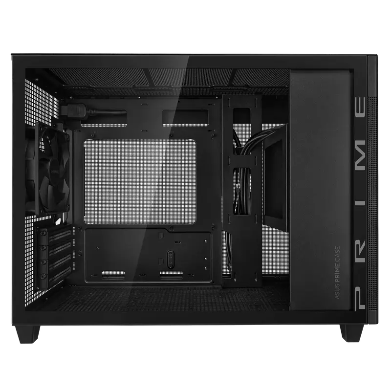 Carcasă PC ASUS Prime AP201 Tempered Glass Edition, Mini-Tower, Negru