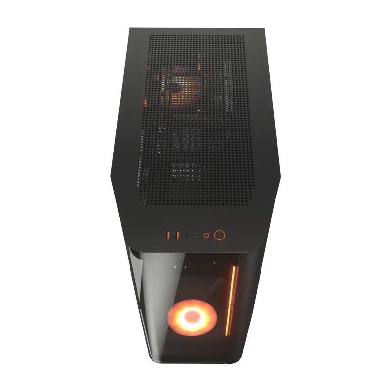 Carcasă PC Cougar FV 270 RGB, Midi-Tower, Fără PSU, Negru