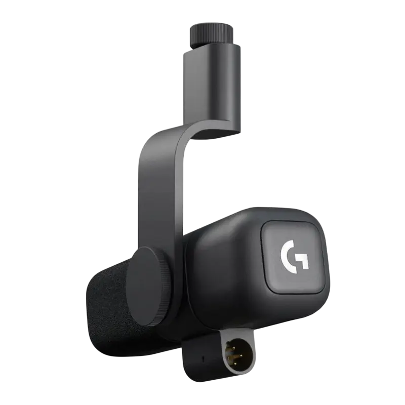 Microfon Gaming Logitech Yeti Studio, Cu fir, Negru