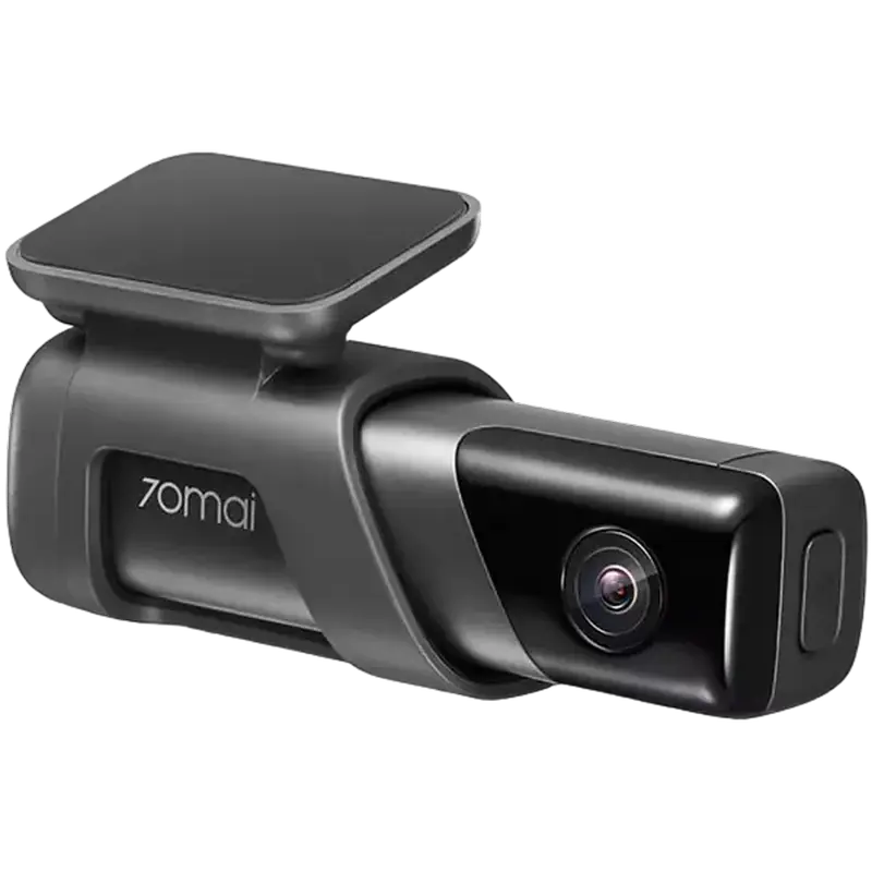 Cameră DVR frontală 70mai M500 + Senzori de presiune a anvelopelor T04, Negru