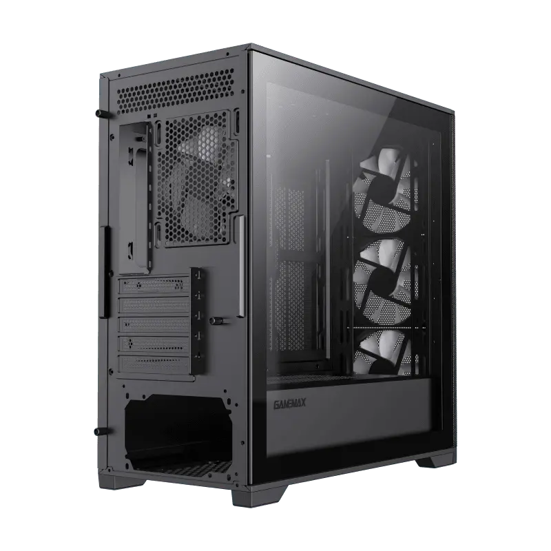 Carcasă PC Gamemax Defender MB, Mini-Tower, Fără PSU, Negru