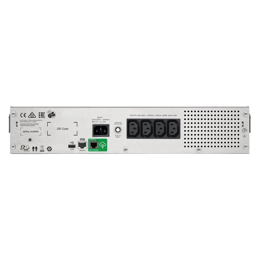 Sursă de alimentare neîntreruptibilă APC SMC1000I-2UC, Linear-interactiv, 1000VA, Montare pe rafturi