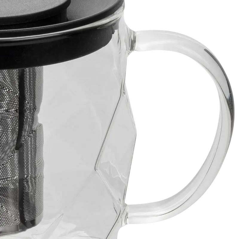 Ceainic cu infuzor RESTO 90516, 1L, Negru